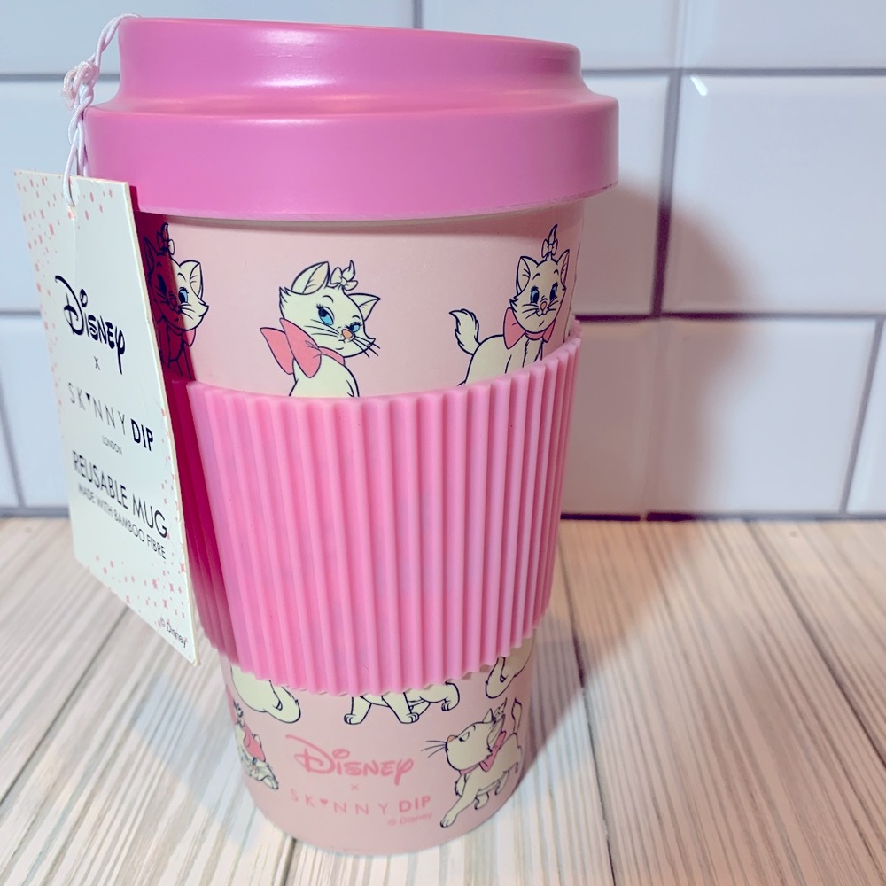 Brand new with tags disney Marie Skinny Dip reusable mug